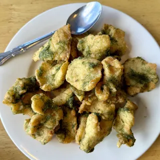 C21. Fried seaweed fish fillet /