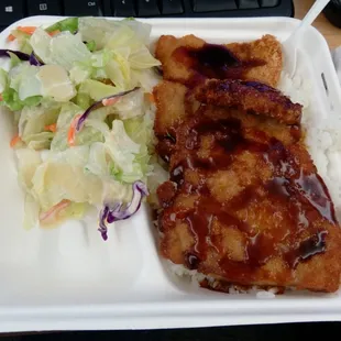 Chicken katsu.