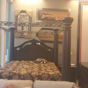 Beautiful  bed, home furnishings has everything and anything if you dont see it  they can get