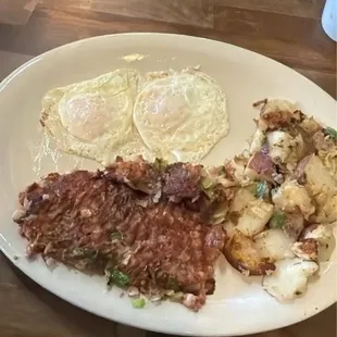 Corn Beef Hash and Eggs