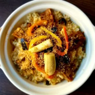 48. Mushroom Claypot Rice