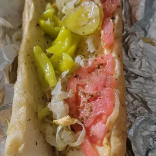 Large cheese hoagie