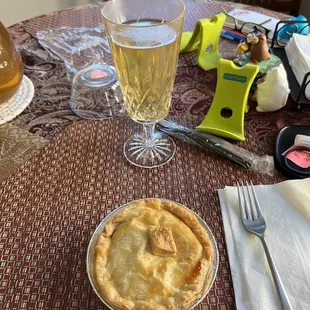 Chicken mushroom pie