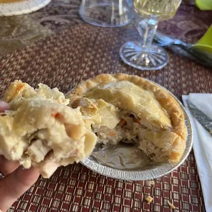 Chicken mushroom pie