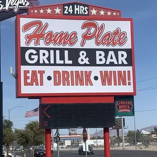 Sign on warm springs