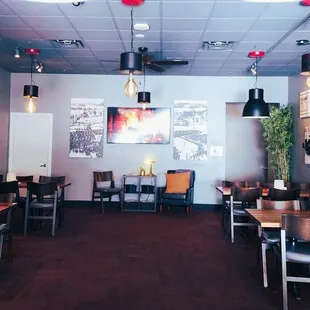 Large dining area for bigger parties