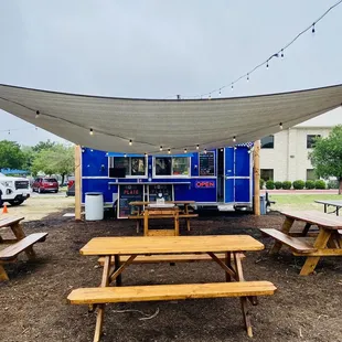 Shaded area with brand new customized tables