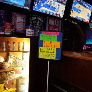 a basketball game on tvs