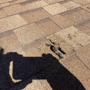 More roofing tar