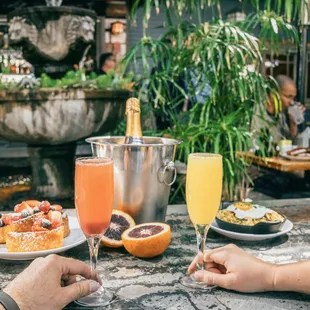 Brunch at the Home patio