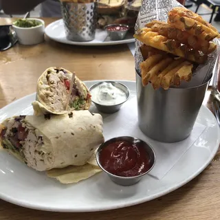 Hummus Chicken Wrap