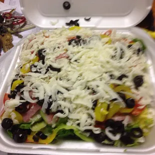 That's a large antipasto!!