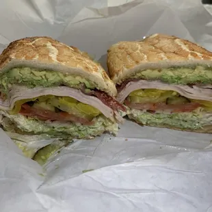 Turkey Bacon and Avocado Sandwich