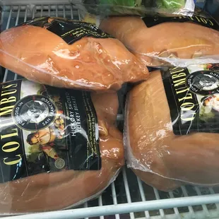 All deli meats used are Columbus