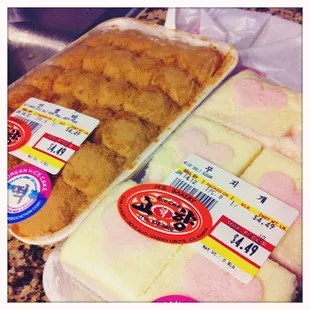 a variety of food items