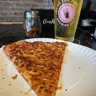 Pizza and beer