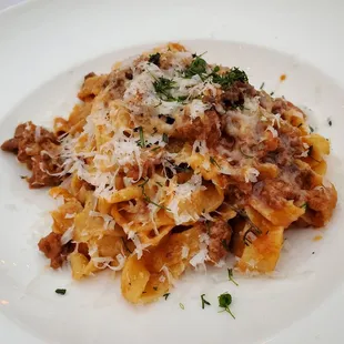 Tagliatelle Bolognese -- so good!