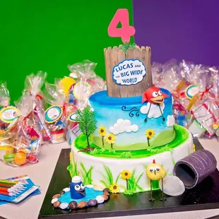 Peep and the Big Wide World Cake