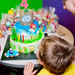 Peep and The Big Wide World Cake. Nailed it !