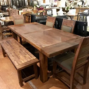 Alpine Pierre Table W/ 4 Chairs &amp; Bench $1599,