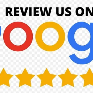 Like what we have, leave us a 5 star review on google