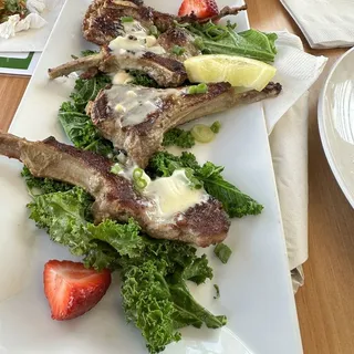 Garlic soy Lamb lollipops