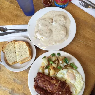 Full order of Biscuits and Gravy
