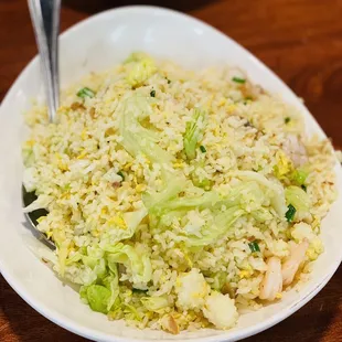 Salted-fish and Shrimp Fried Rice