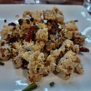 Salt &amp; hot pepper baby squid