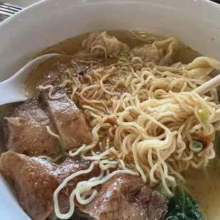 Wonton Noodle Soup