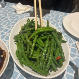 Dry Fried Green Beans/