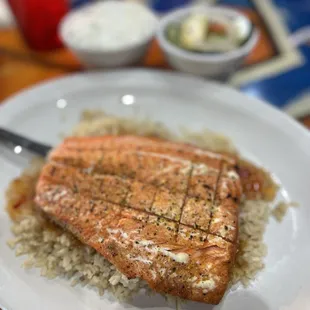 Salmon dinner