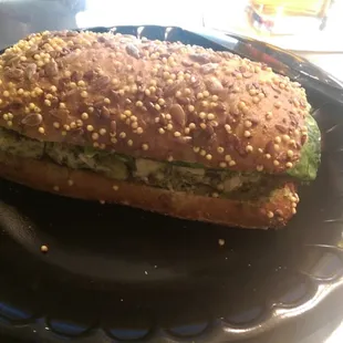 My $9 sandwich... A struggle