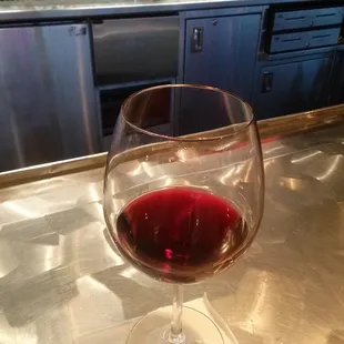 4-7-15 oh 7 I got a basic cabernet to smooth things down on my layover here.