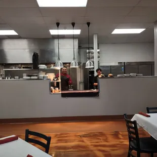 Open kitchen = transparent staff! Amazing food, rotation of small menu keeps you coming back often for new experiences every time.