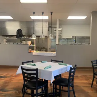 Open kitchen concept