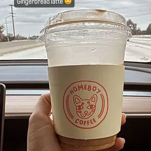 Hot Gingerbread Latte