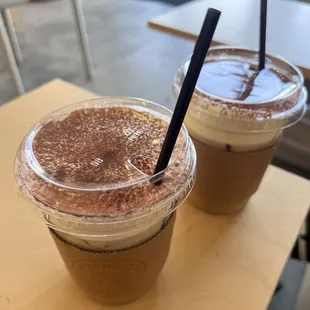 Iced Hazelnut Latte W/