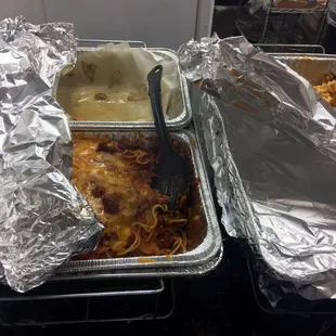 Baked spaghetti goodness