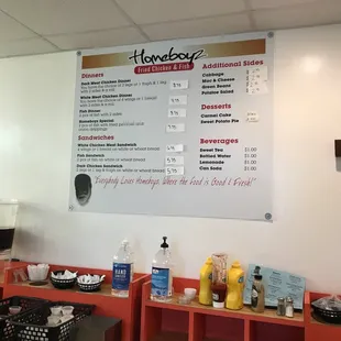 sushi and sashimi, interior