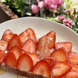 Strawberry Ricotta Toast