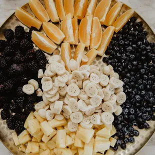 Local fruit platter