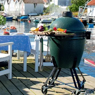 Big Green Egg ceramic smoker/grill &amp; accessories