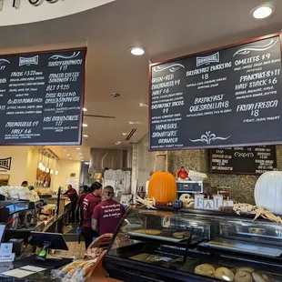 customers at the counter