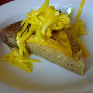 Mango Upside-Down Cornbread