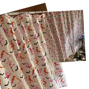 My new shower curtain! Cat sold separately! 10/2023