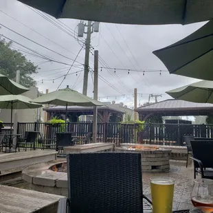 1% chance of rain. Thank you for the down pour Mother Nature!