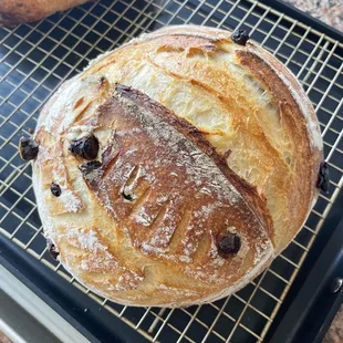 Chocolate Chunk Sourdough Loaf