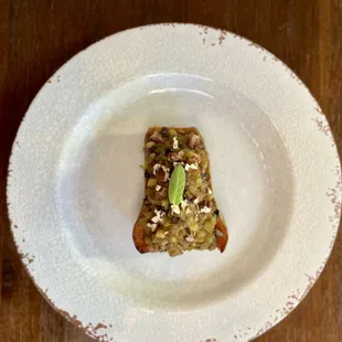 Sausage Stuffed Honeynut Squash with Pecans and Sage