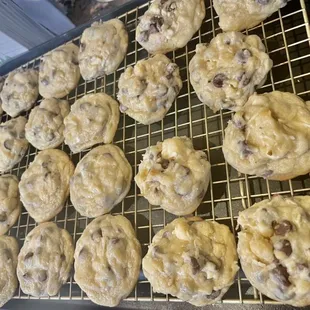 Toasted Coconut, Macadamia Nut, Chocolate Chunk cookies freshly baked for a sweet ending!